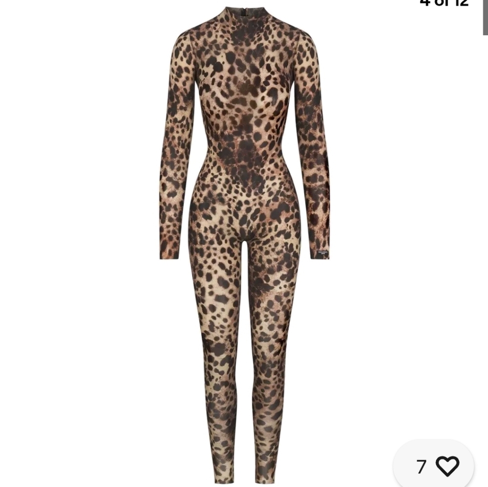 Dolce & Gabbana x SKIMS milky sheer catsuit bodysuit XXL